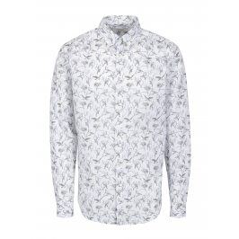 Bílá slim fit košile s motivem sokola Jack & Jones Frederick