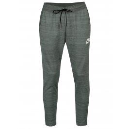 Světle zelené pánské žíhané tepláky Nike