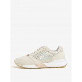 Béžové dámské tenisky Le Coq Sportif Omega Sparkly