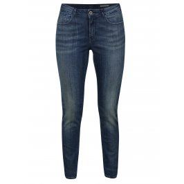 Modré skinny džíny s vyšisovaným efektem Scotch & Soda