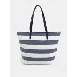 Bílo-modrý pruhovaný shopper Dorothy Perkins