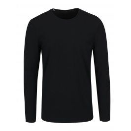 Černé basic tričko s dlouhým rukávem Selected Homme Basic