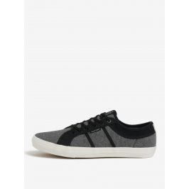 Černo-šedé žíhané tenisky Jack & Jones Ross
