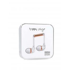 In-Ear sluchátka s mramorovým vzorem Happy Plugs Carrara Marble