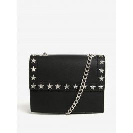 Černá crossbody kabelka s aplikací ve tvaru hvězd Pieces Assen