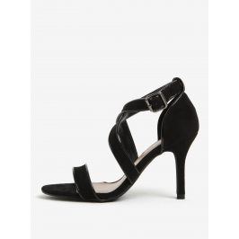 Černé sandálky na jehlovém podpatku Dorothy Perkins