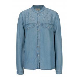 Modrá dámská košile s aplikací Garcia Jeans