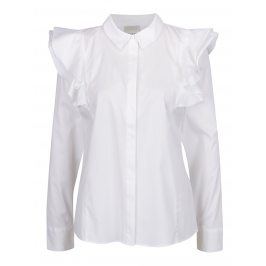 Bílá košile s volány Selected Femme Palma