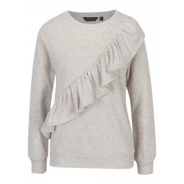 Béžová mikina s volánem Dorothy Perkins