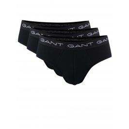 Sada tří slipů v černé barvě GANT