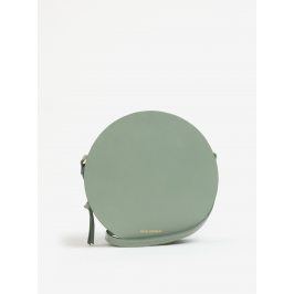 Světle zelená kožená kulatá crossbody kabelka Royal RepubliQ Galax Round