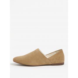 Béžové semišové slip on Vagabond Ayden