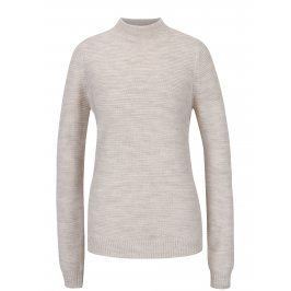 Béžový dámský žíhaný svetr VERO MODA Zoe
