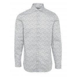 Černo-bílá vzorovaná košile Selected Homme Two Sel