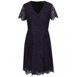 Fialové krajkové šaty VERO MODA Ingrid
