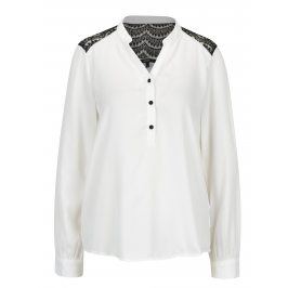 Bílá halenka s krajkovými detaily VERO MODA Sharpa