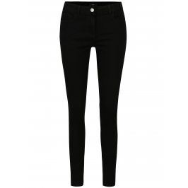 Černé slim fit džíny s vysokým pasem M&Co