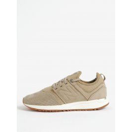 Béžové dámské perforované tenisky s logem New Balance WRL247