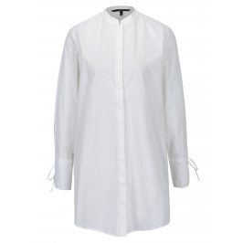 Bílá dlouhá košile VERO MODA Juljane