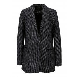Tmavě modré kostýmové sako s drobným vzorem Scotch & Soda