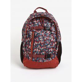 Cihlový holčičí vzorovaný batoh Burton Youth Day Hiker 20 l