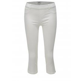 Bílé zkrácené jeggings Dorothy Perkins Petite