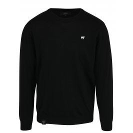 Černý pánský lehký svetr z merino vlny Makia Merino