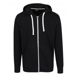 Černá mikina na zip Jack & Jones Holmen