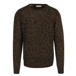 Černo-khaki žíhaný svetr Selected Homme Bart