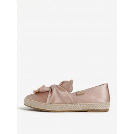 Starorůžové espadrilky s mašlí GANT Krista