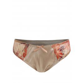 Béžové vyšívané kalhotky Eden Lingerie