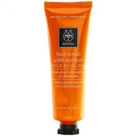 Apivita Express Beauty Apricot jemný pleťový peeling 50 ml