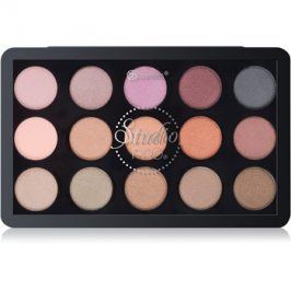 BHcosmetics Studio Pro paleta očních stínů pro mokré a suché použití 25,5 g