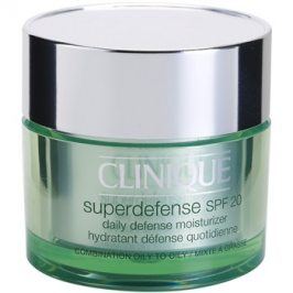 Clinique Superdefense denní hydratační a ochranný krém pro smíšenou a mastnou pleť SPF 20 50 ml