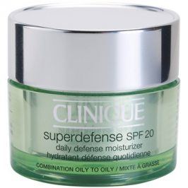 Clinique Superdefense denní hydratační a ochranný krém pro smíšenou a mastnou pleť SPF 20 30 ml