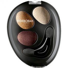 Deborah Milano HI-TECH Ombretto Trio trio očních stínů pro mokré a suché použití odstín 02 Goddess Bronze