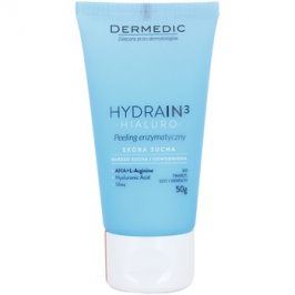 Dermedic Hydrain3 Hialuro enzymatický peeling pro dehydratovanou suchou pleť 50 g