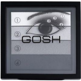 Gosh Smokey paleta očních stínů odstín 01 Black 8 g