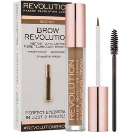 Makeup Revolution Brow Revolution fixační gel na obočí odstín Blonde 3,8 g