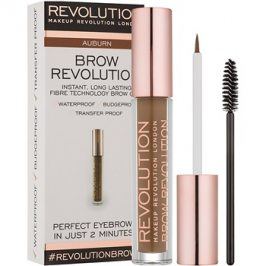 Makeup Revolution Brow Revolution fixační gel na obočí odstín Auburn 3,8 g