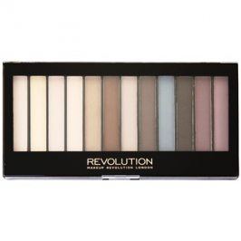 Makeup Revolution Essential Mattes paleta očních stínů 14 g