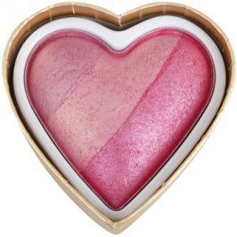 Makeup Revolution I ♥ Makeup Blushing Hearts tvářenka odstín Blushing Heart 10 g