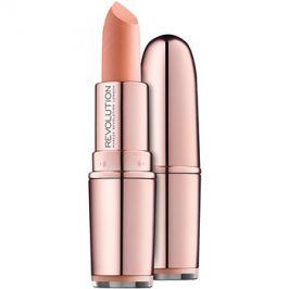 Makeup Revolution Iconic Matte Nude rtěnka s matným efektem odstín Expose 3,2 g