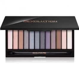 Makeup Revolution Iconic Smokey paleta očních stínů se zrcátkem a aplikátorem 13 g