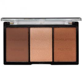 Makeup Revolution Ultra Sculpt & Contour paleta na kontury obličeje odstín 04 Ultra Ligt/Medium 11 g