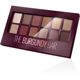 Maybelline The Burgundy Bar paleta očních stínů 9,6 g