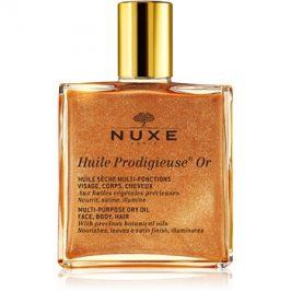 Nuxe Huile Prodigieuse OR multifunkční suchý olej se třpytkami na obličej, tělo a vlasy 50 ml