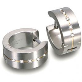 Boccia Titanium Titanové náušnice s diamanty 0503-11